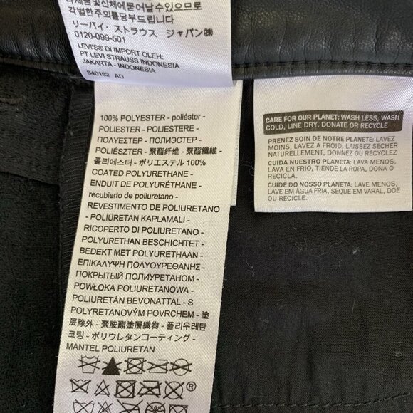 Levis 720 High Rise Skinny Pants 28 Black Ankle Slim Chic Stretch - Picture 11 of 11